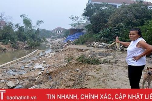Kè Bình Lạng sạt lở, tiềm ẩn nguy cơ mất an toàn