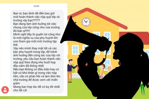 Trưởng ban hội phụ huynh học sinh đòi quỹ lớp với giọng điệu cảnh cáo gay gắt khiến người mẹ tủi thân