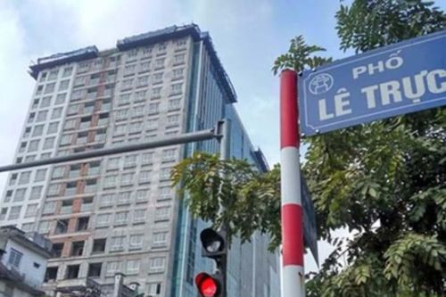 Hà Nội xử lý nghiêm vi phạm tại 8B Lê Trực đúng chỉ đạo của Thủ tướng