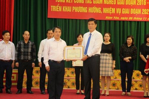 Hàm Yên tổng kết công tác giảm nghèo giai đoạn 2016-2020