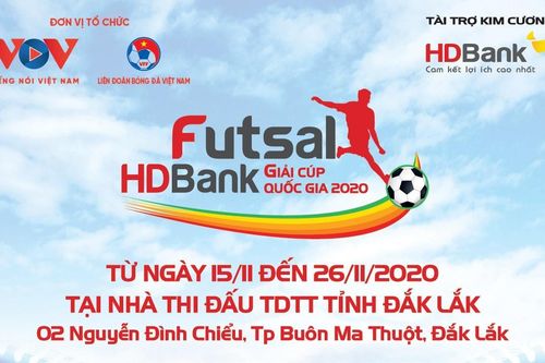 Lịch thi đấu Futsal HDBank Cúp Quốc gia 2020