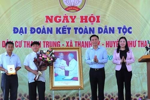 Rộn ràng Ngày hội Đại đoàn kết tại thôn Thanh Trung