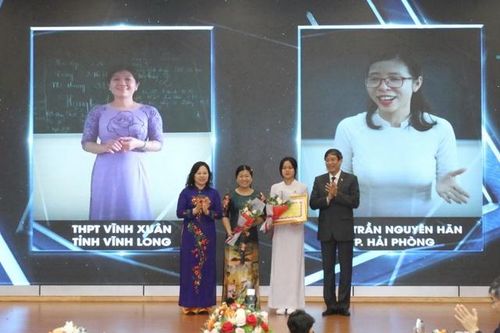 Trao giải cuộc thi Thầy cô trong mắt em