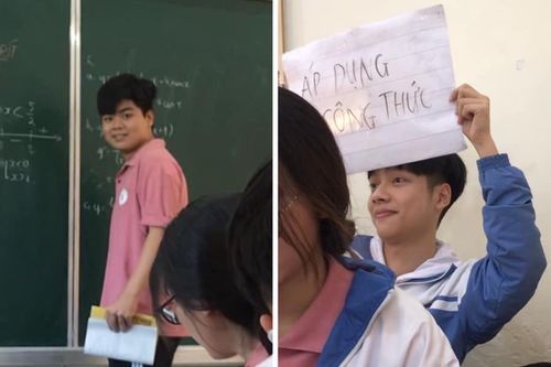 Nghe lời xúi 'lên bảng đi tôi nhắc cho', nam sinh nhận ngay cái kết không thể 'nhọ' hơn