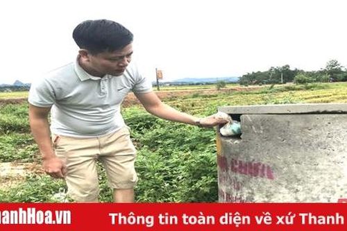 Nhân rộng mô hình sử dụng bể chứa rác thải trên các cánh đồng
