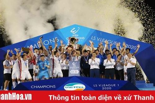 CLB Viettel đăng quang ngôi vô địch giải LS V.League 2020