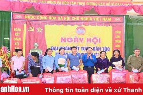 Bí thư Thường trực Trung ương Đoàn, Nguyễn Anh Tuấn, dự Ngày hội Đại đoàn kết toàn dân tại xã Bát Mọt (Thường Xuân)