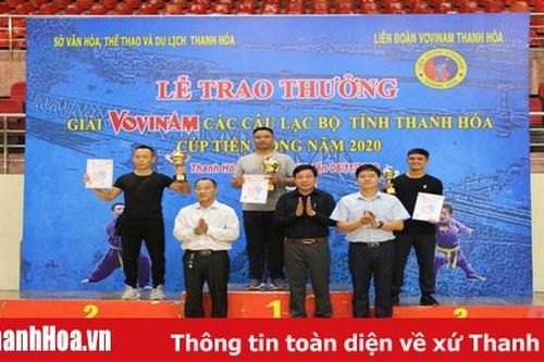 TP Thanh Hóa nhất toàn đoàn tại Giải Vovinam các CLB tỉnh Thanh Hóa 2020