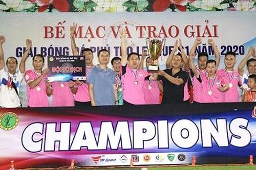 Nha Khoa Việt Trì vô địch Giải bóng đá Phú Thọ LEAGUE S1 năm 2020