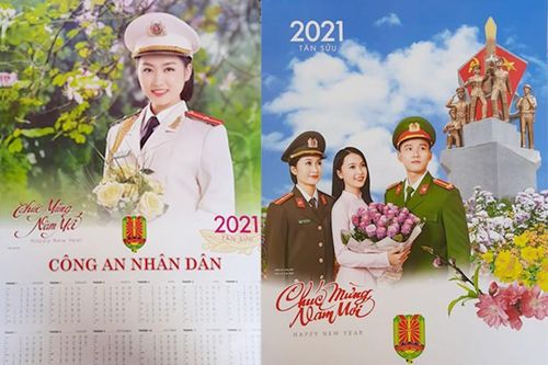 Khai trương phát hành lịch CAND năm 2021