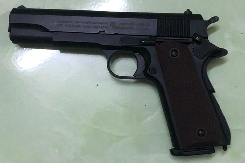 Tạm giữ thanh niên tàng trữ ma túy, súng