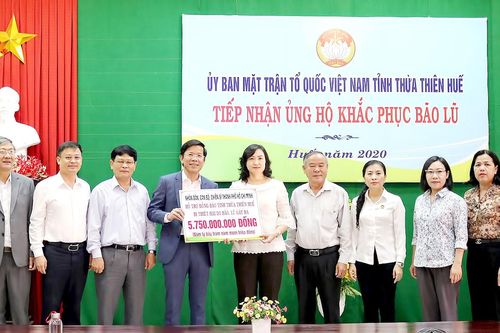 TPHCM hỗ trợ Thừa Thiên - Huế hơn 5,7 tỷ đồng khắc phục hậu quả bão lũ
