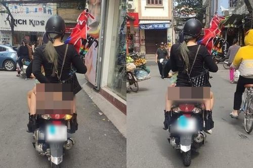 Ra đường lộ 'vùng nhạy cảm', cô gái khiến người đi đường đỏ mặt