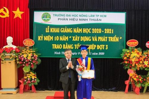 Phân hiệu Ninh Thuận ĐH Nông Lâm TP.HCM kỉ niệm 10 năm thành lập