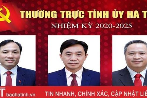 Giới thiệu chức danh, chữ ký Bí thư Tỉnh ủy, các Phó Bí thư Tỉnh ủy Hà Tĩnh