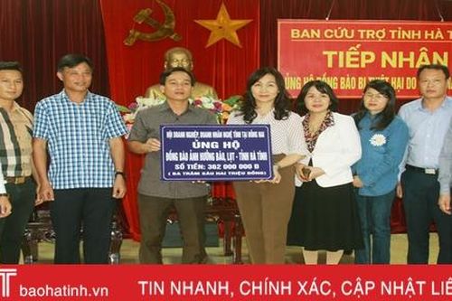 3.160 tổ chức, cá nhân ủng hộ người dân vùng lũ Hà Tĩnh gần 184 tỷ đồng