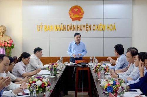 Lãnh đạo tỉnh kiểm tra tiến độ giải ngân vốn đầu tư công tại huyện Chiêm Hóa