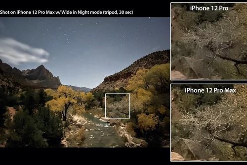 So sánh camera iPhone 12 Pro với iPhone 12 Pro Max: Có sự khác biệt nhưng không nhiều