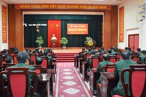 Học viện Quốc phòng khai giảng đào tạo cao cấp lý luận chính trị khóa 3