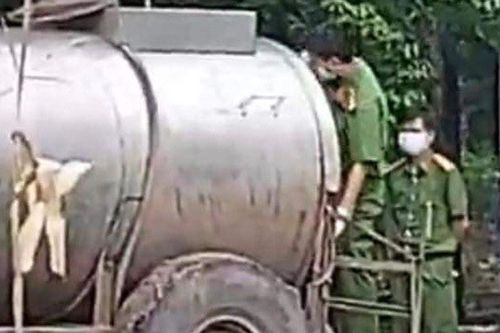 Phát hiện đôi vợ chồng tử vong trong xe bồn tại Bình Dương