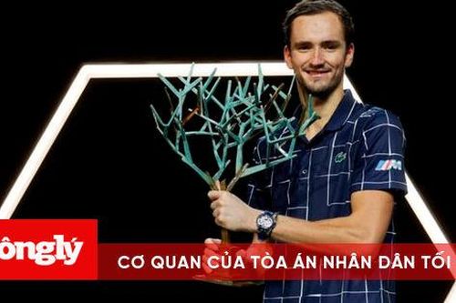 Medvedev giành cúp vô địch Paris Masters 2020