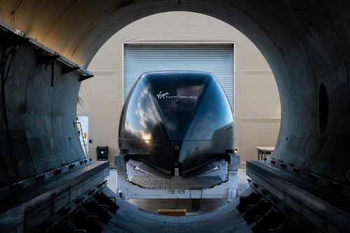 Xem chạy thử nghiệm tàu siêu tốc Hyperloop chở khách có thể đạt 1.000km/h
