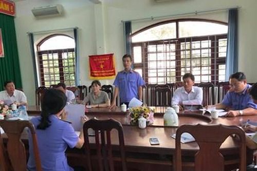 VKSND TP Mỹ Tho kiểm sát công tác Thi hành án dân sự