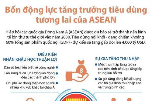 Bốn động lực tăng trưởng tiêu dùng tương lai của ASEAN