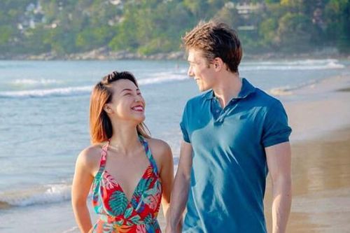 MC Hoàng Oanh đăng ảnh tình tứ kèm lời mật ngọt mừng sinh nhật chồng Tây