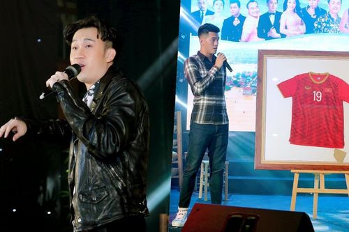 Đêm nhạc gây quỹ cho miền Trung: Dương Triệu Vũ bật khóc, Tiến Linh đấu giá chiếc áo vô địch SEA Games