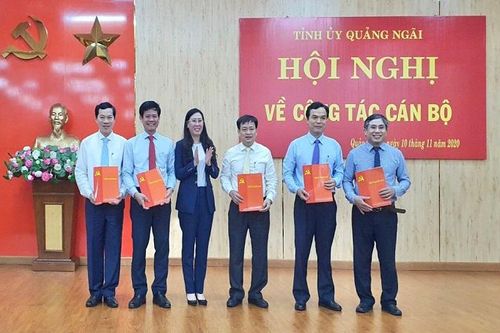 Quảng Ngãi: Điều động, phân công cán bộ chủ chốt