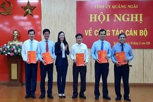 Quảng Ngãi điều động, phân công nhiều cán bộ chủ chốt