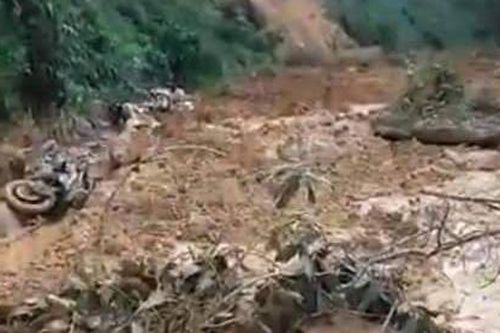 Sạt lở núi ở Quảng Nam, vùi lấp một người