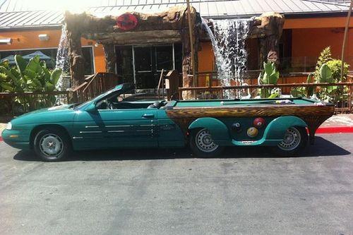 Pool Table Car - xe độ kiêm 'bàn bi-a' độc nhất vô nhị trên đời