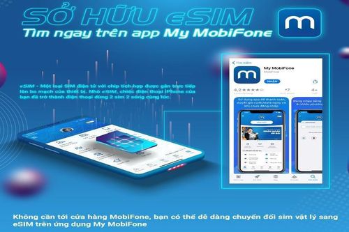 Đổi eSIM dễ dàng với ứng dụng My MobiFone