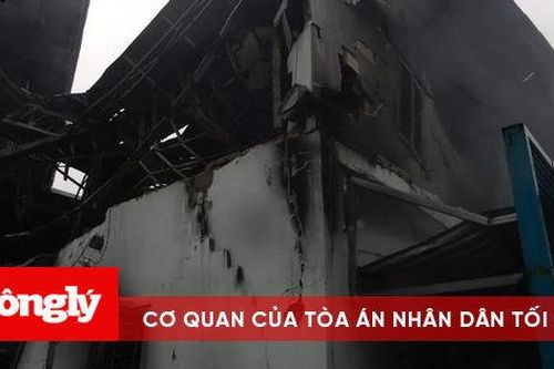 Đà Nẵng: Cháy thiêu rụi xưởng sản xuất nến