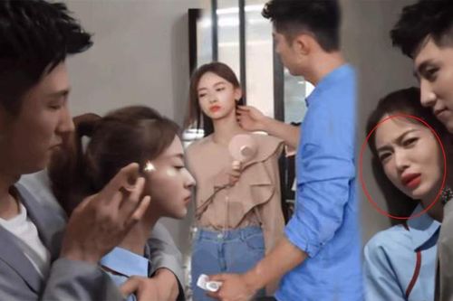 Hoàng Cảnh Du giở trò 'dê xồm', quấy rối bạn diễn Ngô Cẩn Ngôn ngay trên phim trường