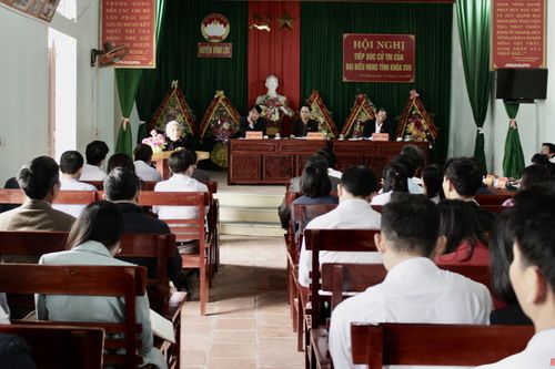 Tổ đại biểu HĐND tỉnh tiếp xúc cử tri huyện Vĩnh Lộc