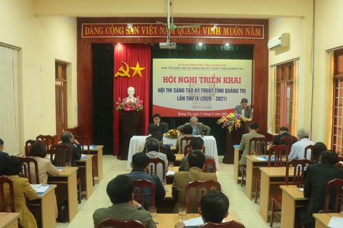 Triển khai Hội thi Sáng tạo kỹ thuật tỉnh Quảng Trị lần thứ IX