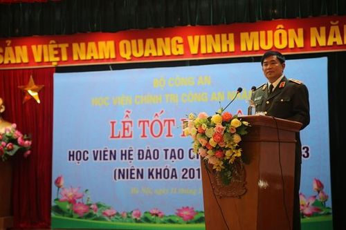 Học viện Chính trị CAND trao bằng tốt nghiệp cho học viên Khóa D3