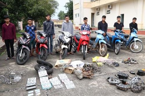 Phá đường dây thu gom xe gian đưa sang Campuchia tiêu thụ