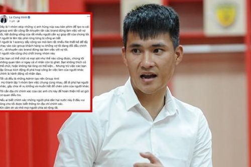 Công Vinh tố loạt cá nhân là admin nhóm anti Thủy Tiên, tuyên bố sẽ xử đến cùng