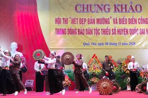 Huyện Quốc Oai: Để tiếng cồng chiêng mãi ngân vang