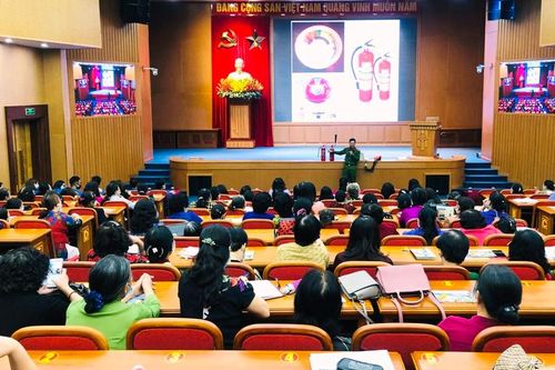 Quận Thanh Xuân: Nâng cao nghiệp vụ PCCC cho các đoàn thể