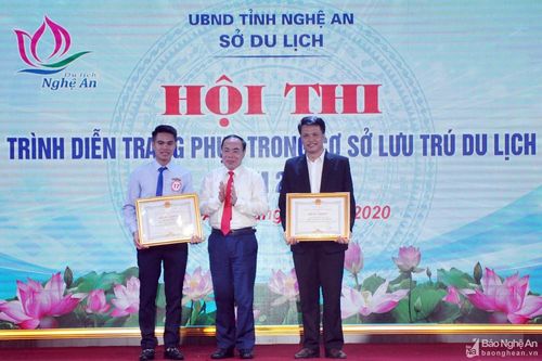 3 tập thể và 6 cá nhân được trao giải Hội thi Trình diễn trang phục trong cơ sở lưu trú du lịch Nghệ An
