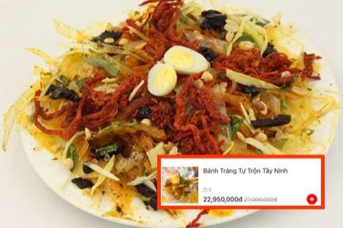 Góc bất ngờ: Ngày siêu sale, có bịch bánh tráng trộn được bán với giá 23 triệu đồng!