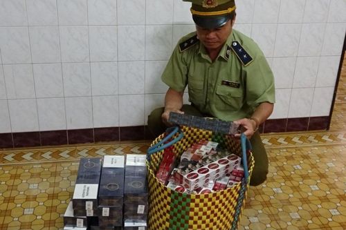 Liên tiếp bắt giữ thuốc lá điếu nhập lậu có tem, nhãn thuốc lá Việt Nam