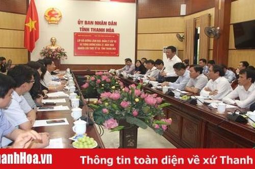Phó Chủ tịch UBND tỉnh Nguyễn Văn Thi tiếp và làm việc với Lớp bồi dưỡng lãnh đạo, quản lý của các bộ, ngành Trung ương