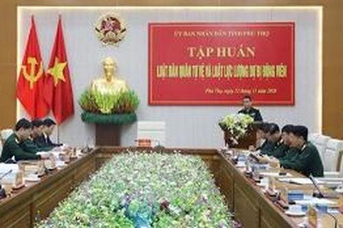 Tập huấn Luật Dân quân tự vệ, Luật Lực lượng dự bị động viên