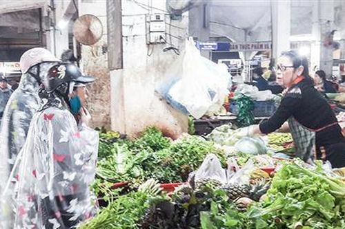 Bình ổn thị trường rau xanh sau lũ